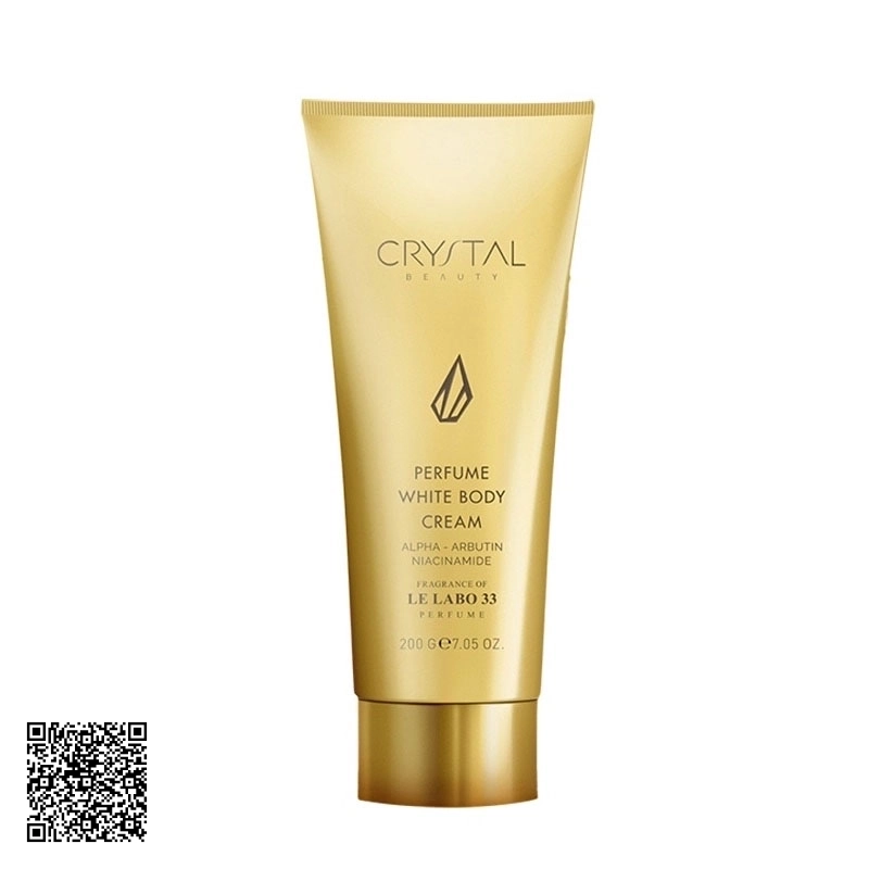 Kem Dưỡng Thể Body Crystal Perfume White Body Cream Hương Nước Hoa Le Labo 33 Của Mỹ 200gr