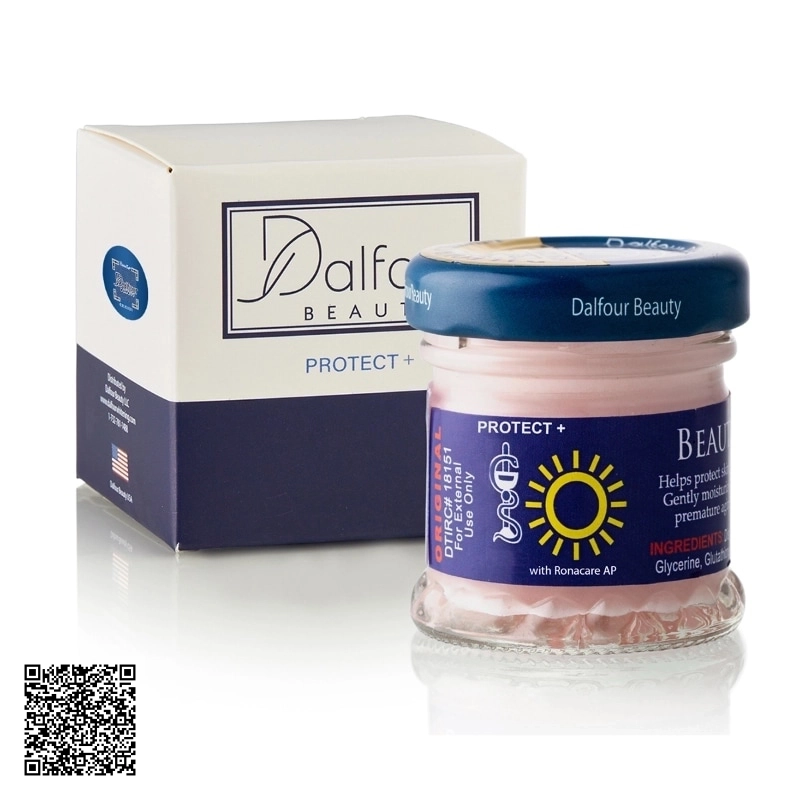 Kem Dưỡng Trắng Da Ban Ngày Dalfour Beauty Glutathione Whitening Cream Protect+ Của Pháp 50g