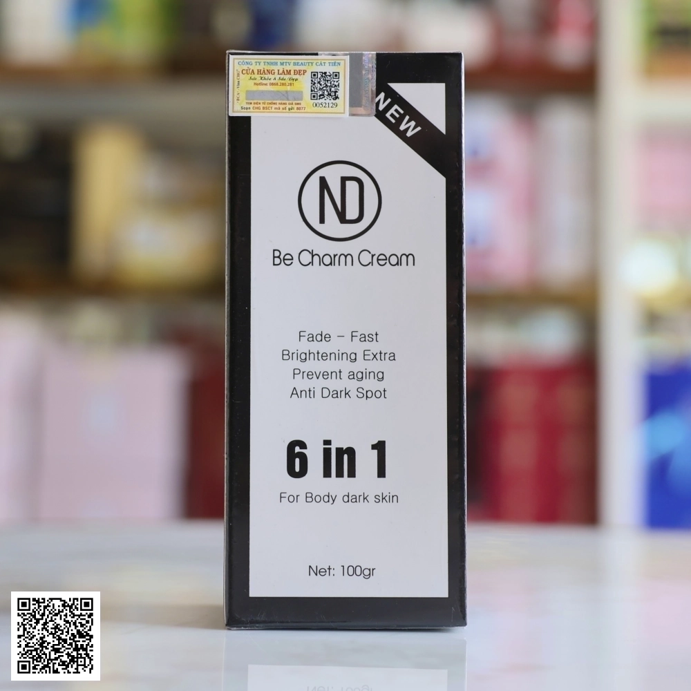 Kem Trị Thâm Đa Năng ND Be Charm Cream Dark Skin Làm Trắng Mông Bẹn100ml