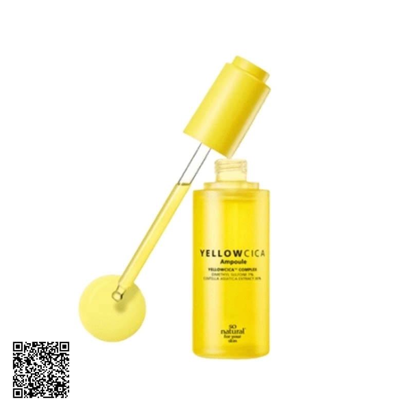 Serum Giảm Mụn Yellow Cica Ampoule SoNatural Của Hàn Quốc 50ml