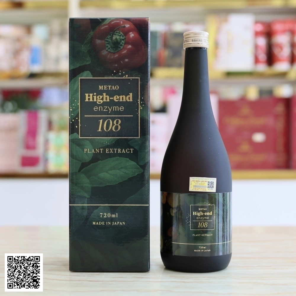 Nước Uống 108 Củ Quả Cô Đặc Metao High-End Enzyme 108 Của Nhật 720ml