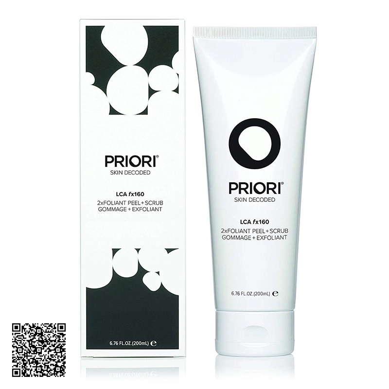 Tẩy Tế Bào Chết Mặt Và Body Priori LCA Fx160 2xFOLIANT PEEL + SCRUB Của Mỹ 120ml