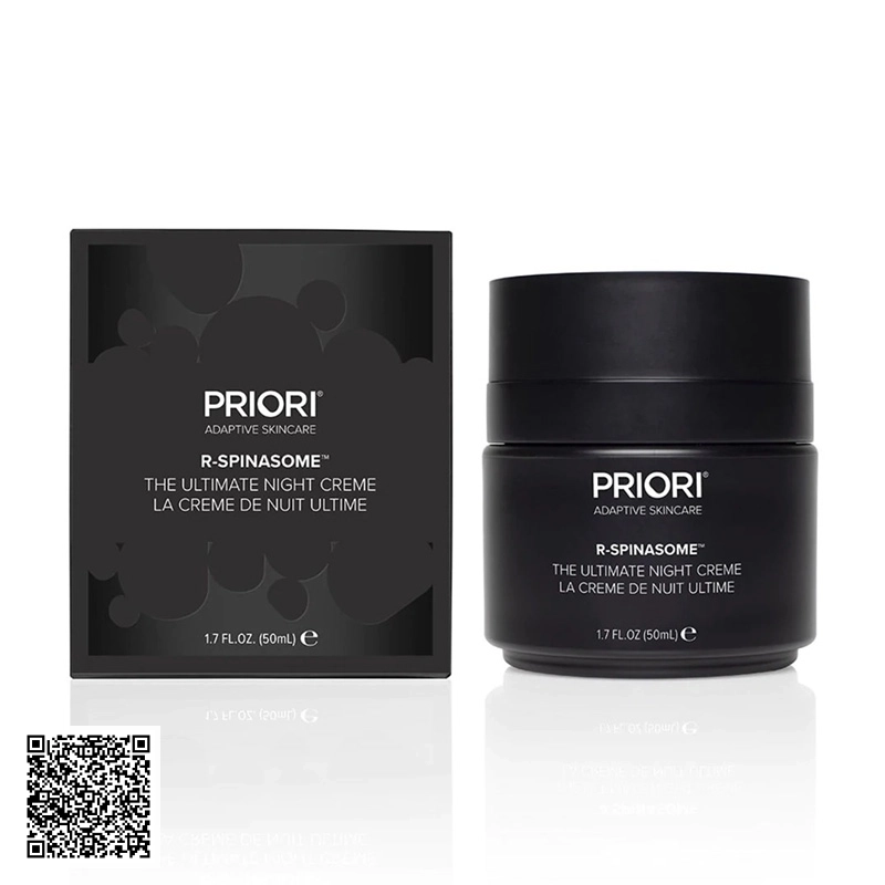 Kem Dưỡng Ẩm Hỗ Trợ Ngừa Lão Hóa Ban Đêm Priori R-Spinasome Ultimate Night Creme Của Mỹ 50ml