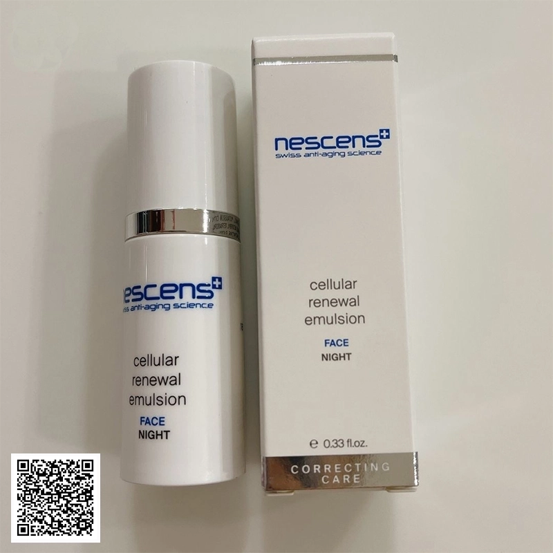 Kem Làm Mới Tế Bào Ban Đêm Nescens Cellular Renewal Emulsion Night Face Từ Thuỵ Sỹ 10ml