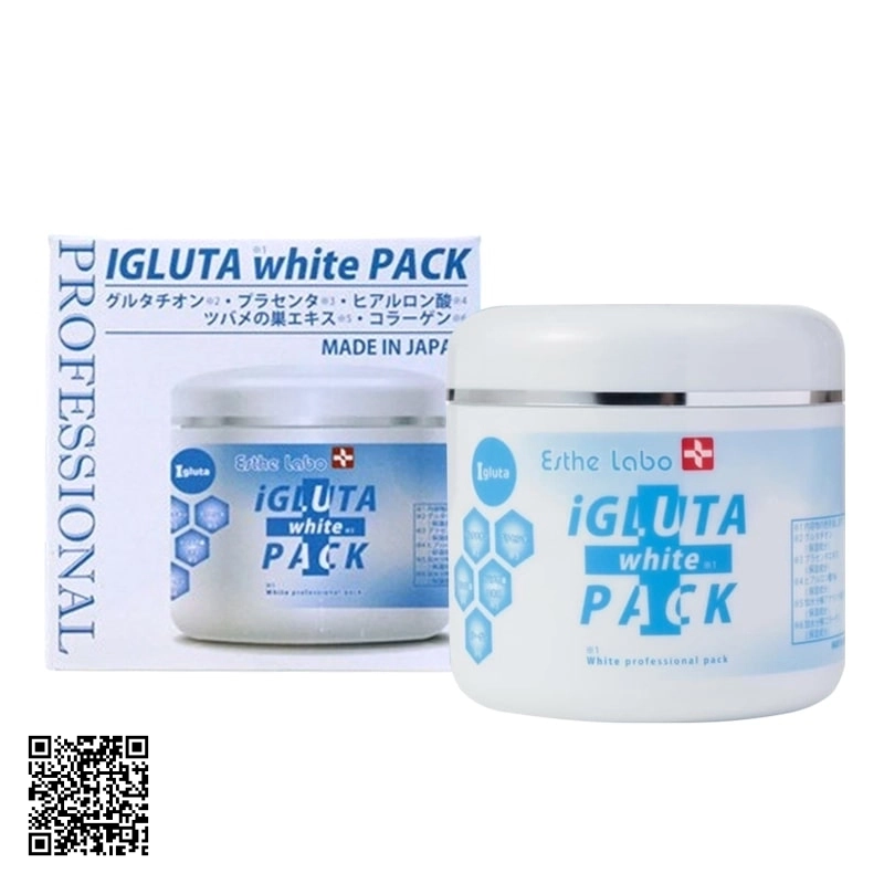 Kem Ủ Trắng Da Igluta White Pack Của Nhật Bản 500g