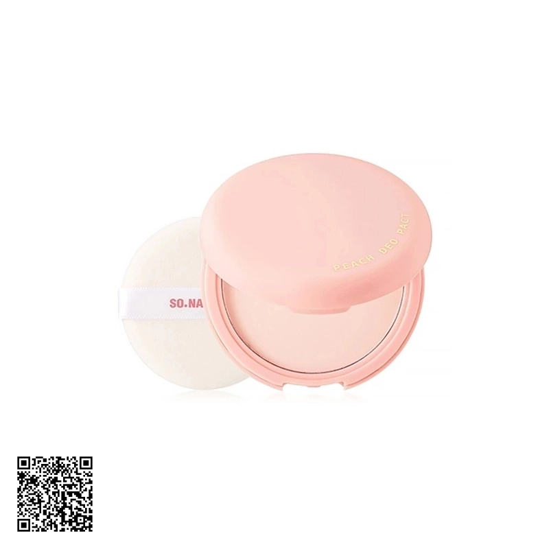 Phấn Nách So’Natural Peach Deo Pact Hương Đào Thơm Từ Hàn Quốc 10g