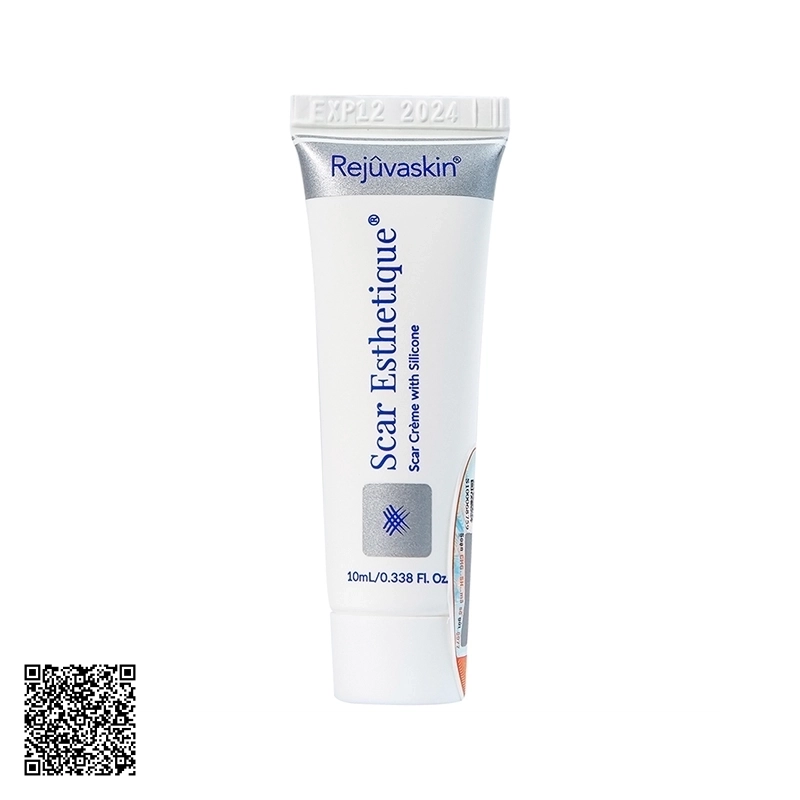 Kem Xóa Mờ Sẹo Thâm, Sẹo Rỗ, Sẹo Lõm Rejuvaskin Scar Esthetique Scar Cream With Silicone Từ Mỹ 10ml