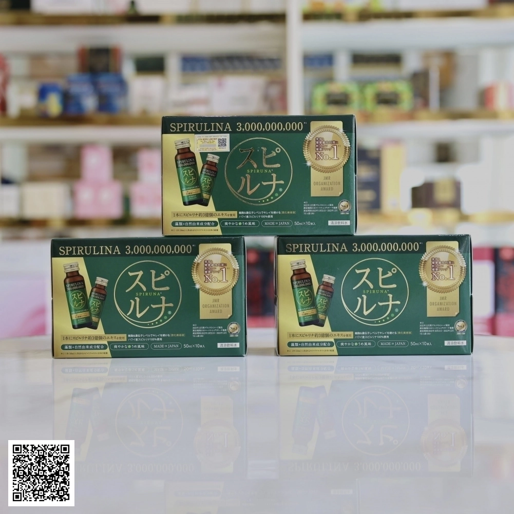 Nước Uống Siêu Vi Tảo Hayari Spirulina 300 Triệu Từ Nhật Liệu Trình 1 Tháng