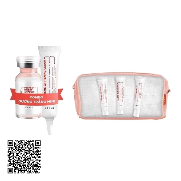 Bộ Dưỡng Trắng Lanci Mini Phiên Bản Nâng Cấp Từ Hàn Quốc