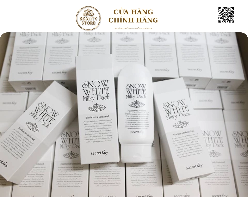 Kem Dưỡng Trắng Da Toàn Thân Snow White Milky Pack