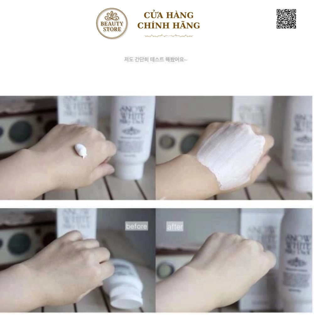 Kem Dưỡng Trắng Da Toàn Thân Snow White Milky Pack