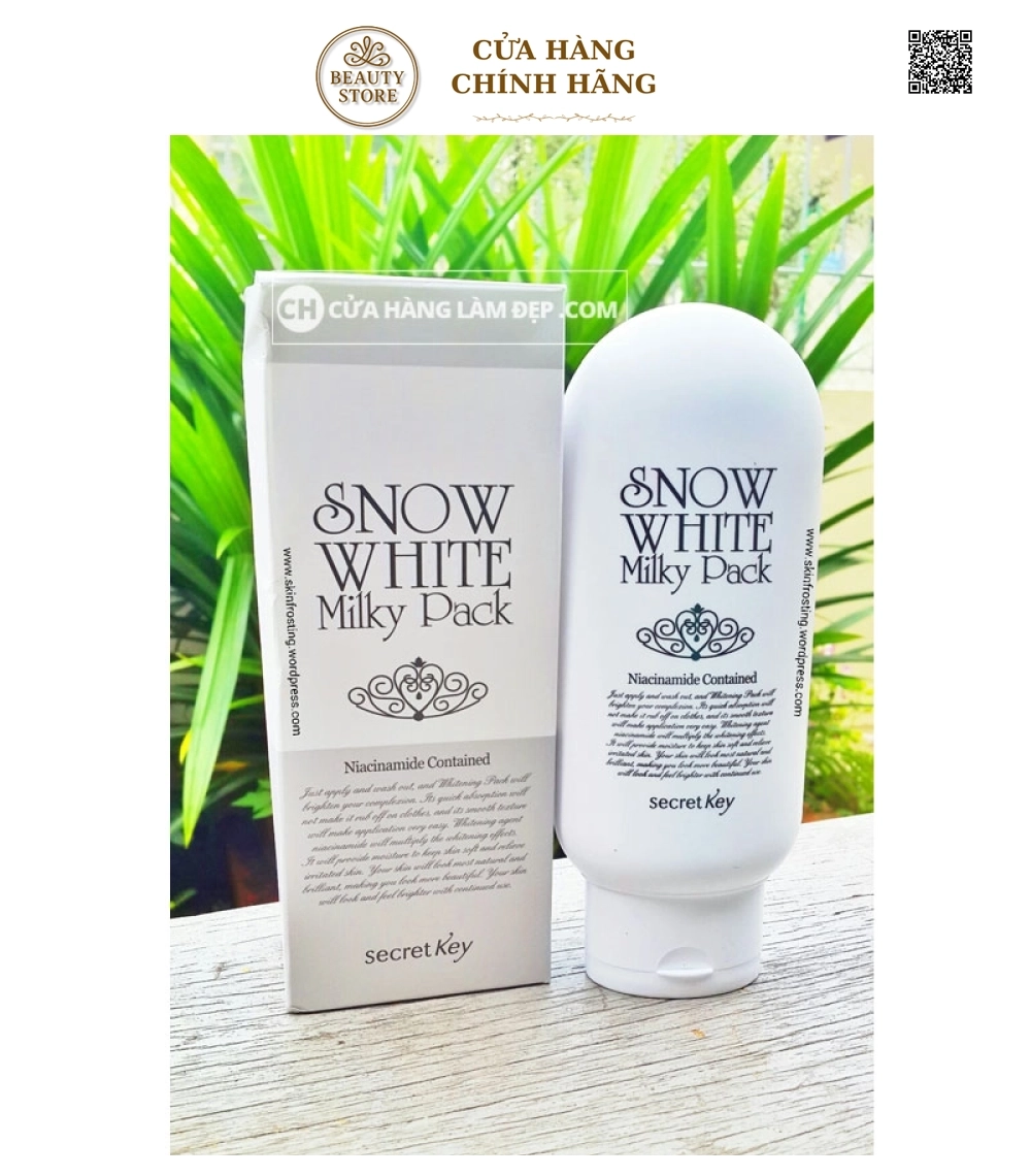Kem Dưỡng Trắng Da Toàn Thân Snow White Milky Pack