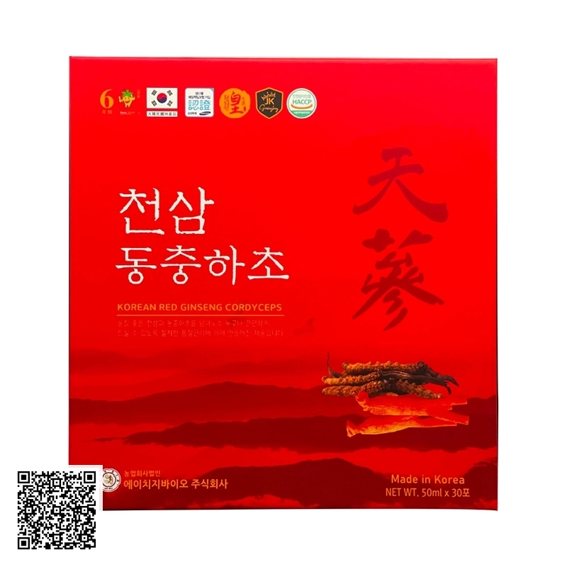 Nước Hồng Sâm Đông Trùng Hạ Thảo Ginseng King Korean Red Ginseng Cordyceps