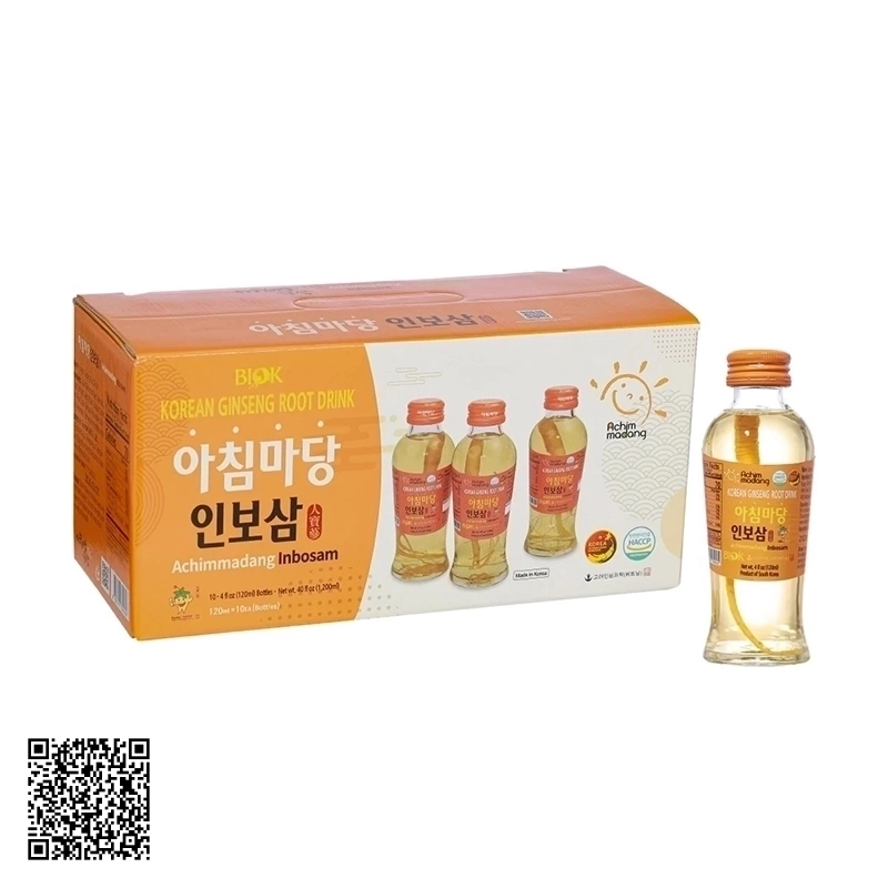 Nước Hồng Sâm Có Củ Achimmadang Inbosam Biok Korean Ginseng Root Drink