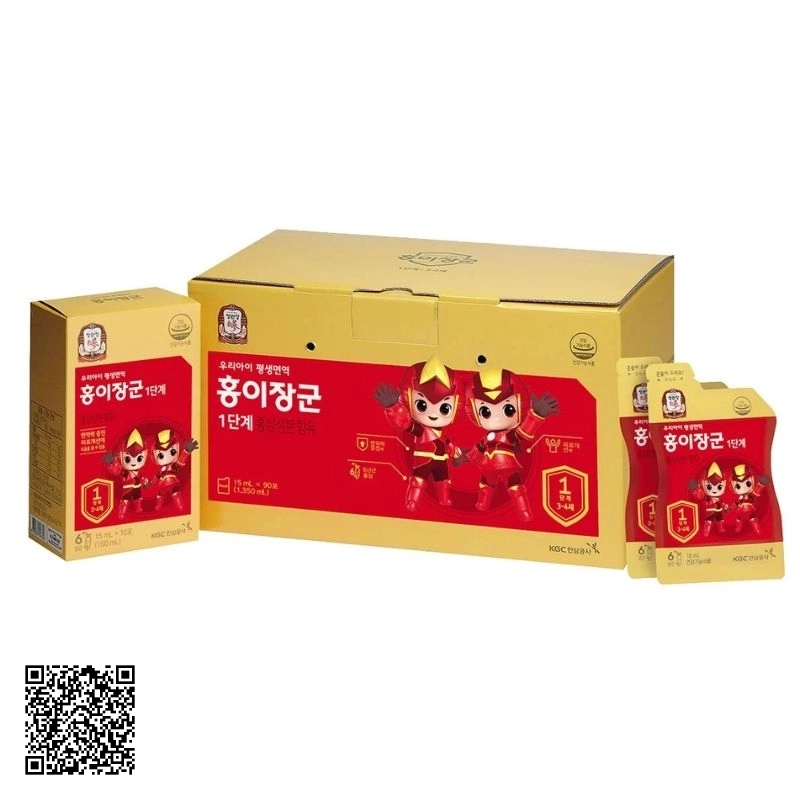 Nước Hồng Sâm Baby KGC Cheong Kwan Jang Số 1 Từ Hàn Quốc 90 Gói