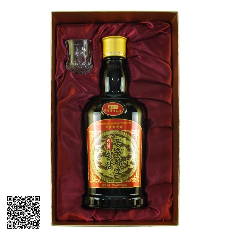 Nước Hồng Sâm Đông Trùng Daesan Korean Ginseng Premium Từ Hàn Quốc Hộp 1 Chai