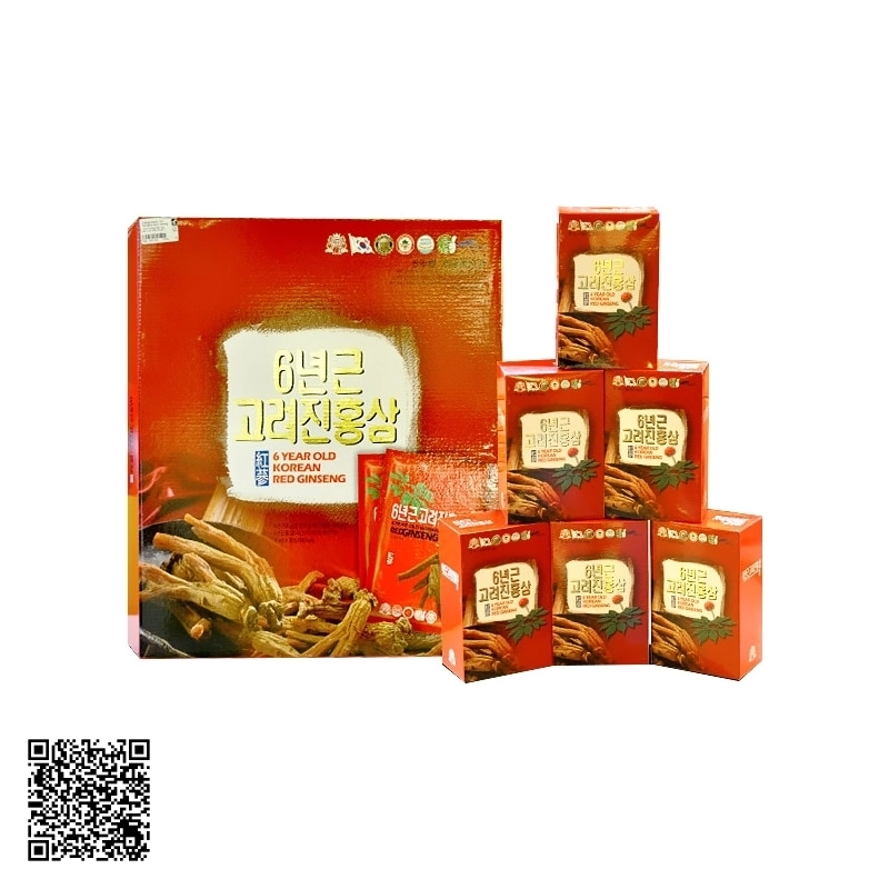 Nước Hồng Sâm Taewoong Food Korean Red Ginseng Từ Hàn Quốc 30 Gói