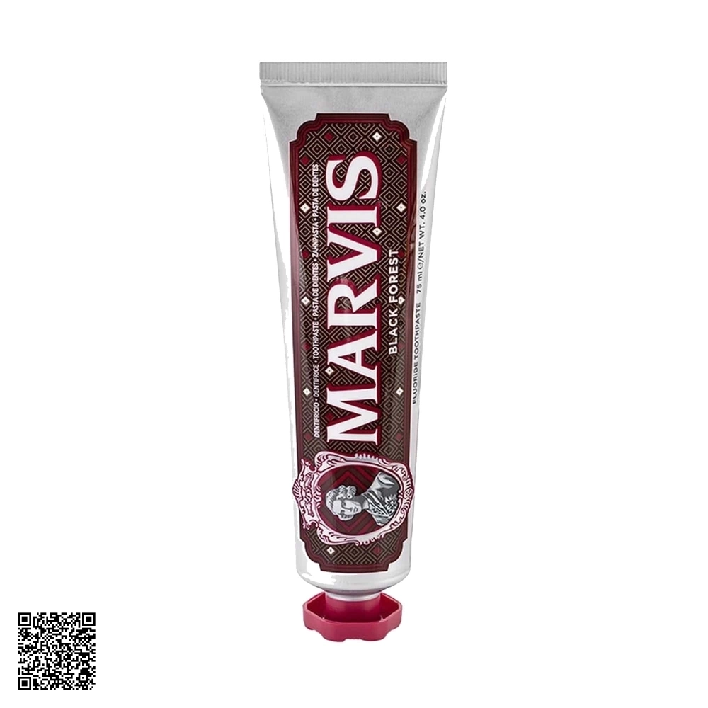 Kem Đánh Răng Marvis Black Forest Hương Socola Kết Hợp Cherry 75ml