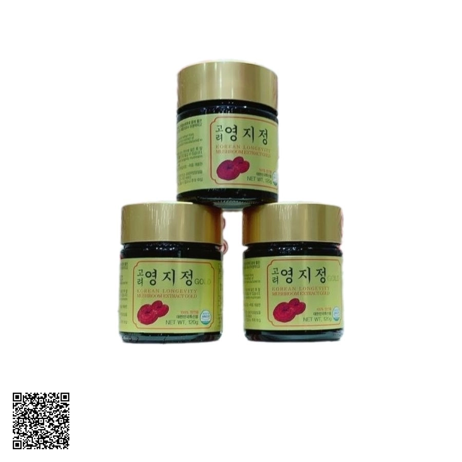 Cao Linh Chi Sao Vàng SamSung Korean Longevity Mushroom Extract Gold Từ Hàn Quốc 3 Lọ