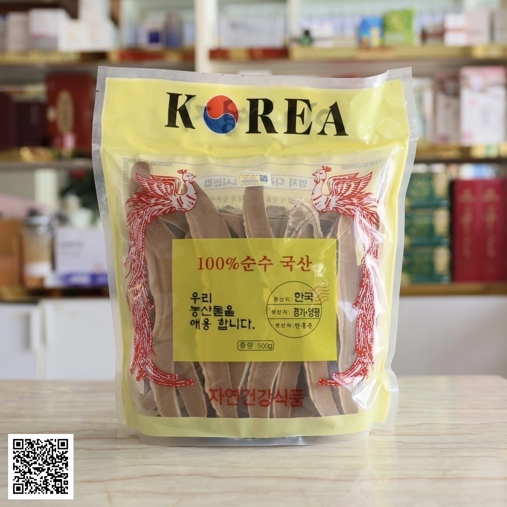 Nấm Linh Chi Đỏ Thái Lát Từ Hàn Quốc 500g