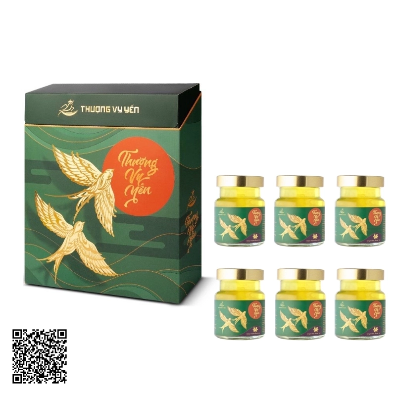 Yến Sào Thượng Vy Yến Biển Nhụy Hoa Nghệ Tây Saffron Set 6 Hũ