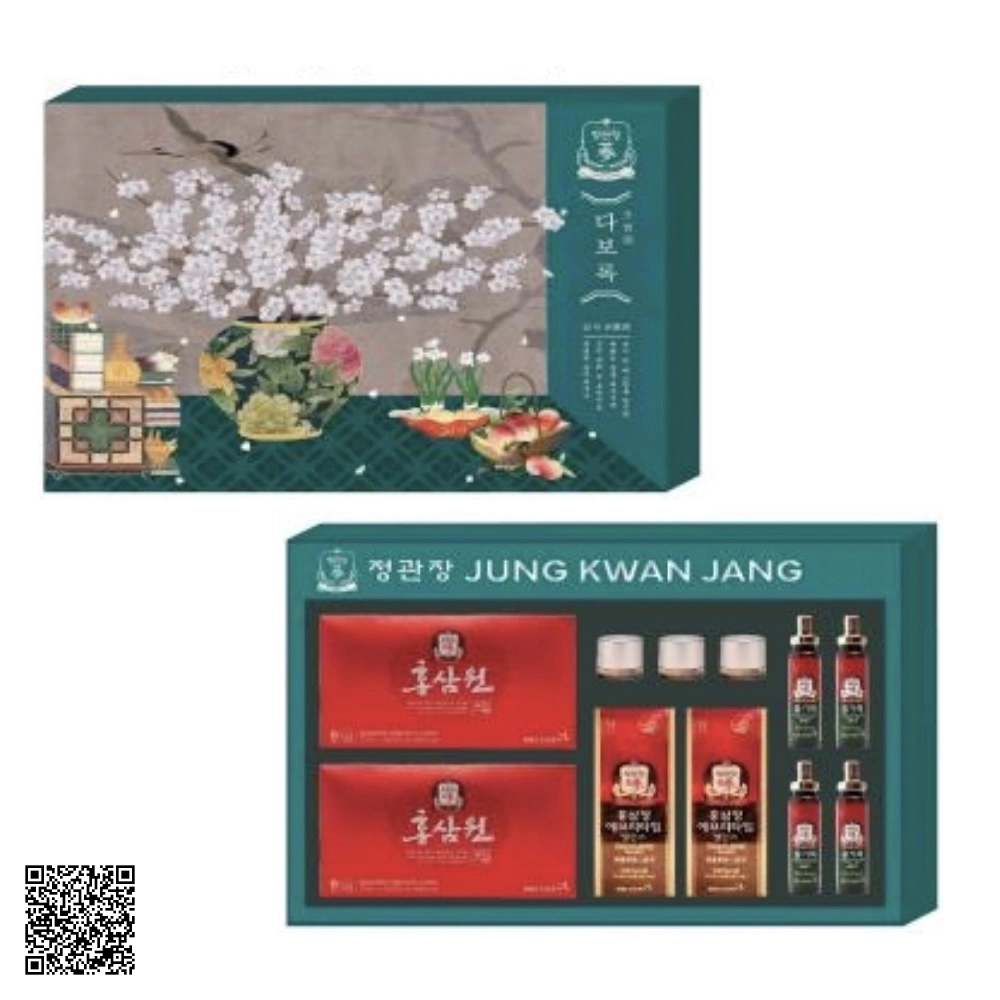 Hộp Quà Tết Hồng Sâm Cao Cấp KGC Thịnh Vượng Hạnh Phúc Từ Hàn Quốc