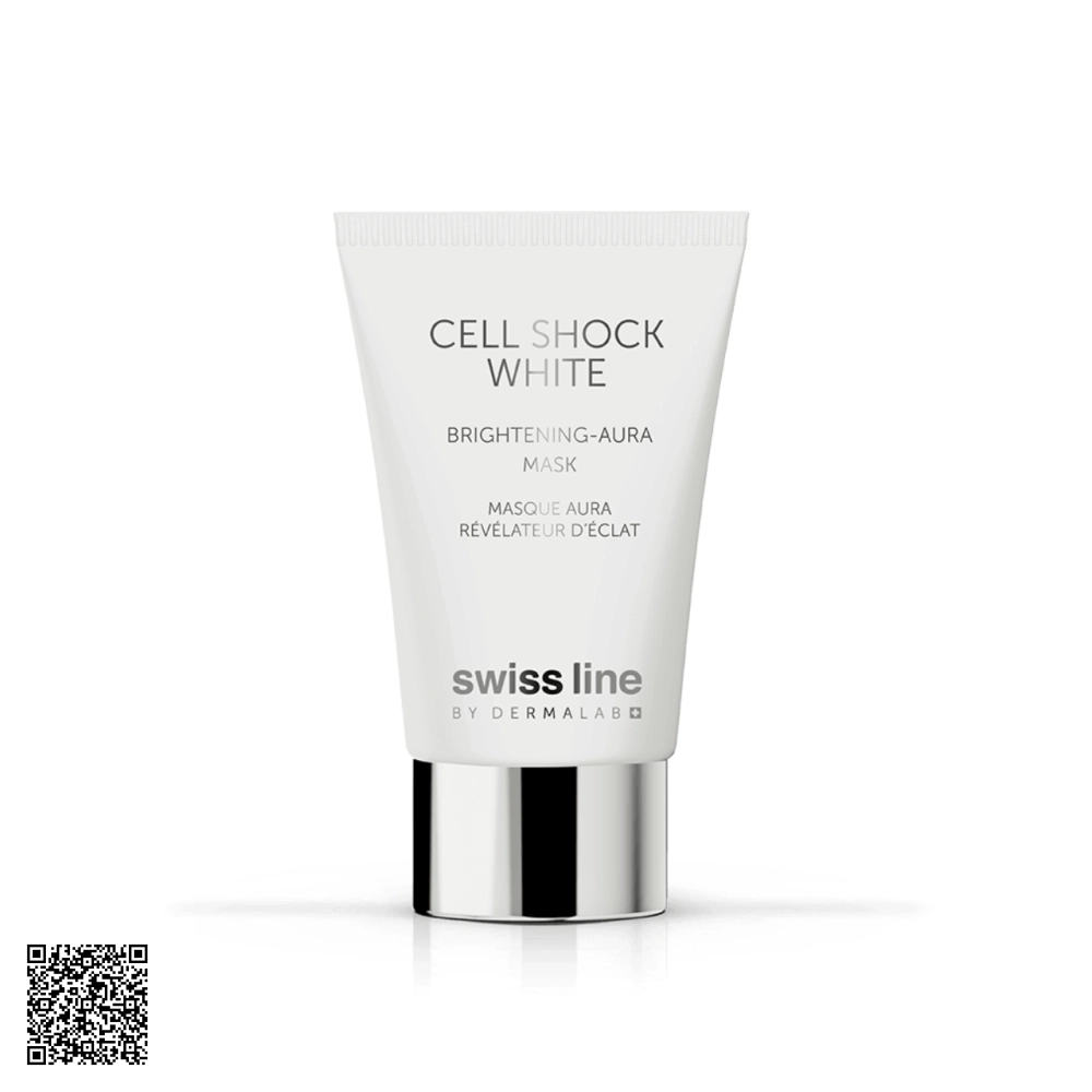 Mặt Nạ Dưỡng Trắng Swissline Cell Shock White Brightening-Aura Mask Từ Thuỵ Sĩ 75ml