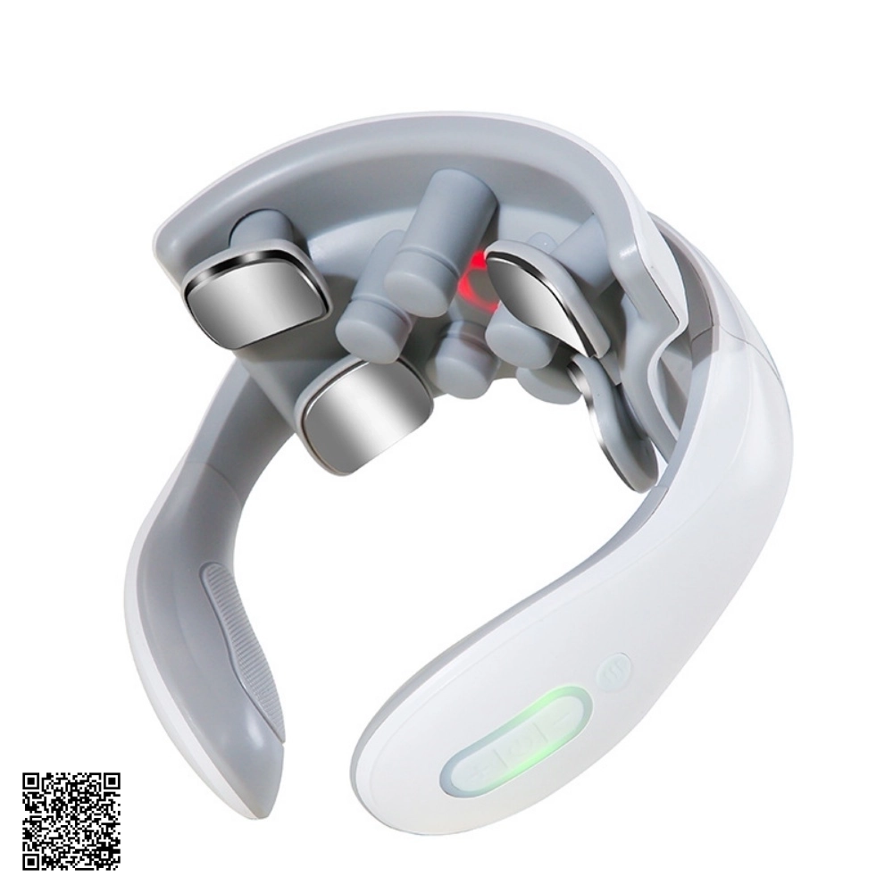 Máy Massage Cổ Vai Gáy Smart Neck Massage JT-88, Chườm Nóng 42°C Bản Plus