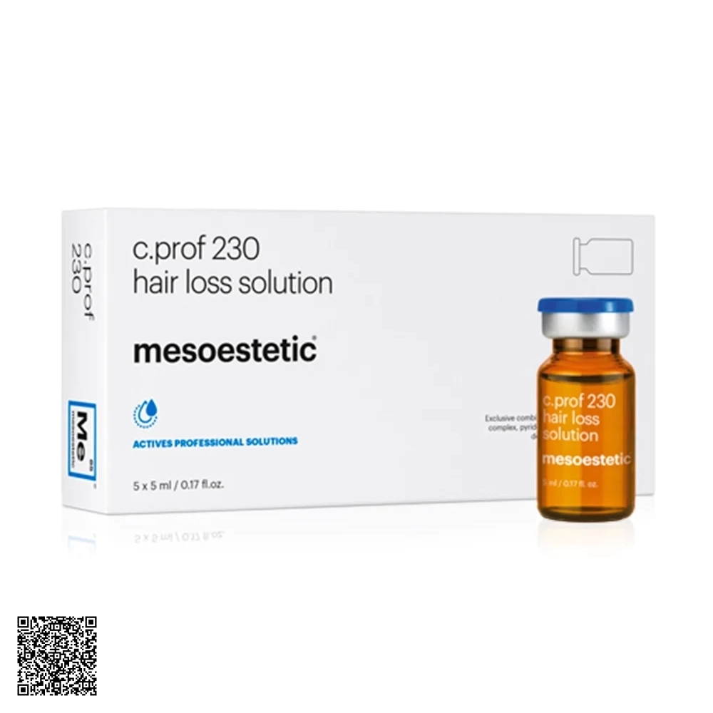 Dung Dịch Phục Hồi Tóc Hư Tổn Mesoestetic C.Prof 230 Hair Loss Solution Từ Tây Ban Nha 5 Lọ