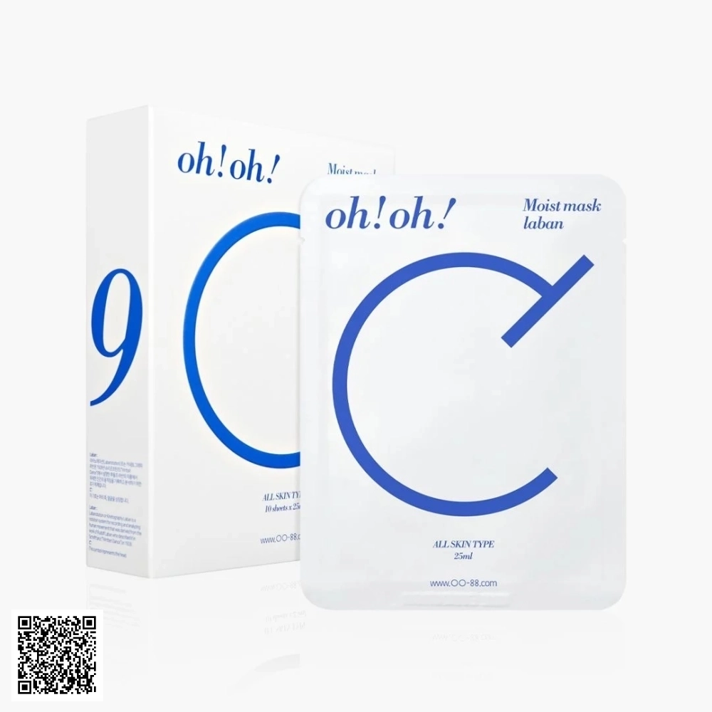 Mặt Nạ Dưỡng Ẩm, Hỗ Trợ Ngừa Lão Hóa Da Oh!Oh! Moist Mask Laban Từ Hàn Quốc