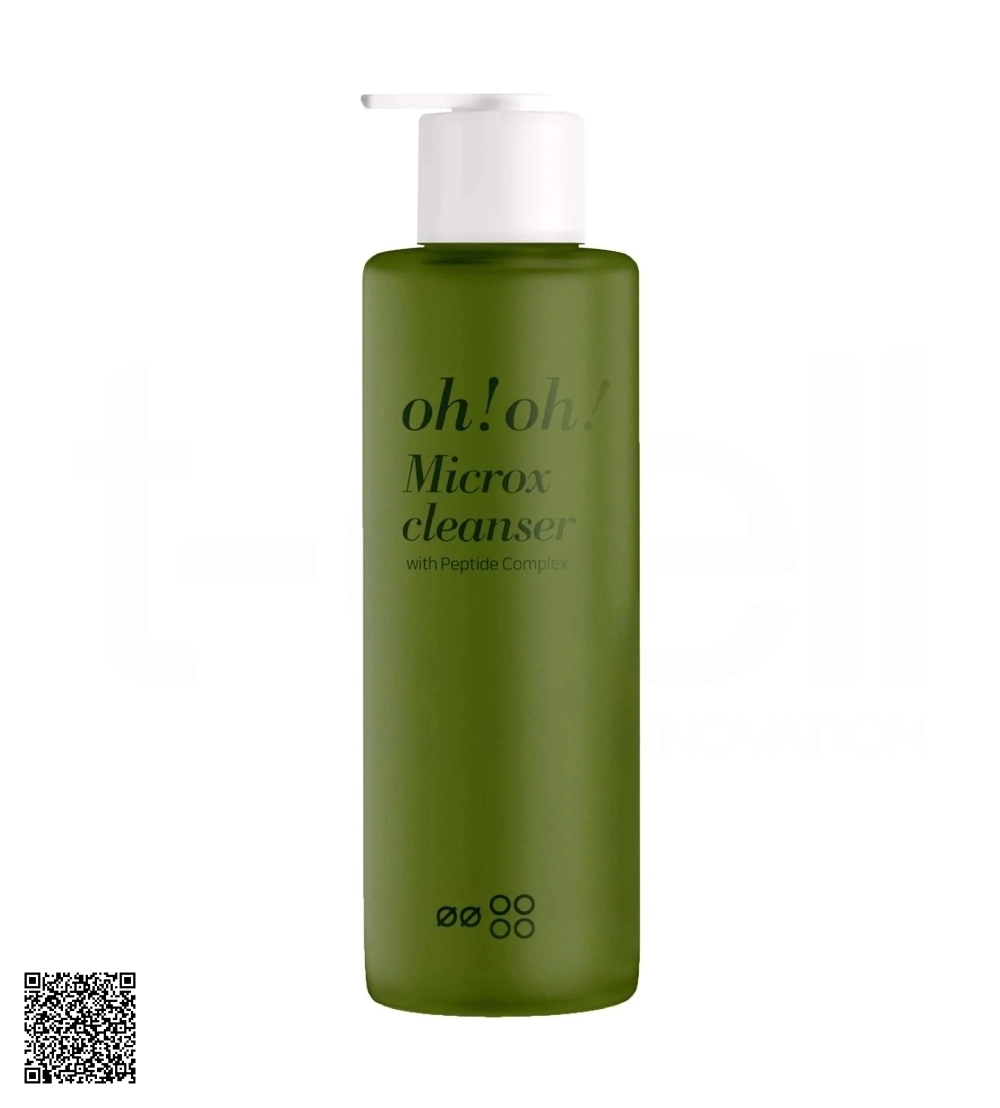 Sữa Rửa Mặt Detox Làm Sạch Sâu Cho Mọi Loại Da Oh!Oh! Microx Cleanser With Peptide Complex 150g