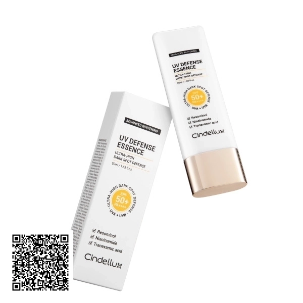 Tinh Chất Chống Nắng Dưỡng Trắng Toàn Diện Cindellux Advanced Whitening Uv Defense Essence SPF50+ PA++++