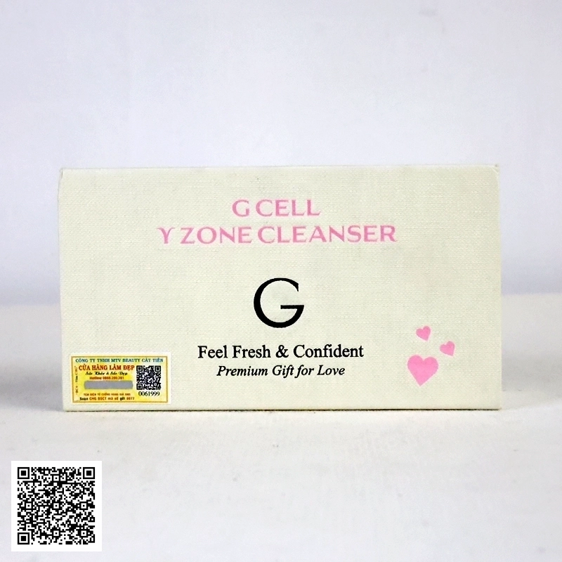 Viên Đặt Se Khít Gcell Y Zone Cleanser Feel Fresh & Confident Từ Hàn Quốc 15 Viên