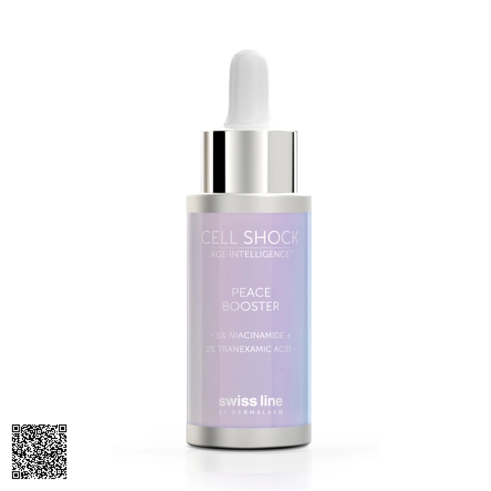 Tinh Chất Giảm Kích Ứng Làm Dịu Da Swissline Cell Shock Age Intelligence Peace Booster Từ Thuỵ Sĩ 20ml