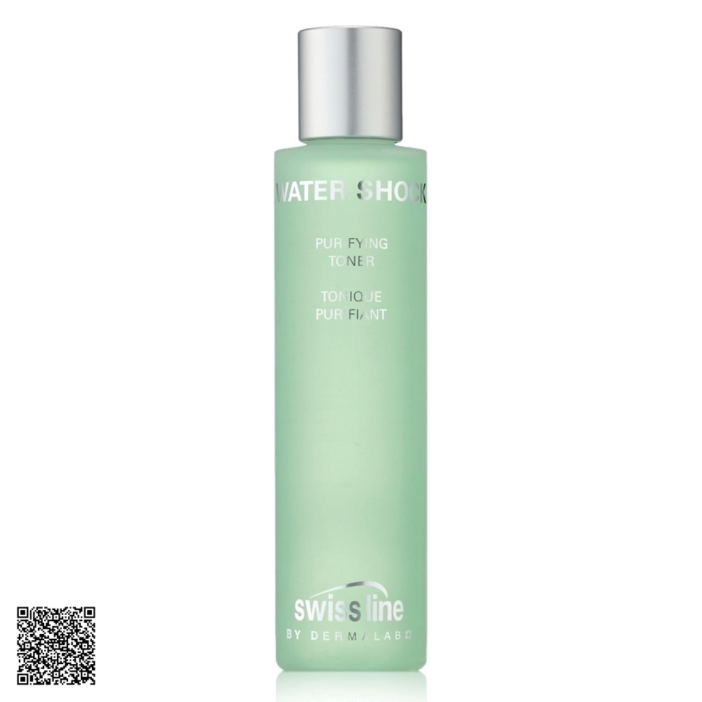 Nước Hoa Hồng Giảm Nhờn Và Tinh Khiết Da Swissline Water Shock Purifying Toner Từ Thuỵ Sĩ 160ml