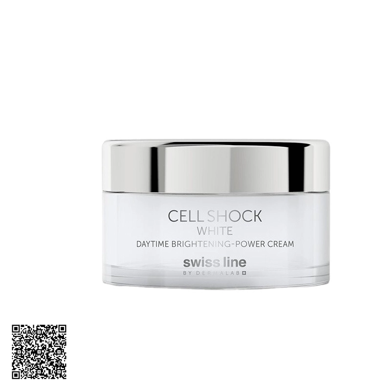 Kem Dưỡng Trắng Da Ban Ngày Swissline Cell Shock White Daytime Brightening-Power Cream Từ Thuỵ Sĩ 50ml