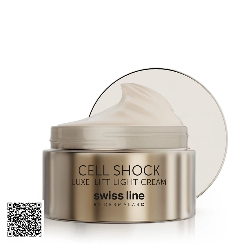 Kem Nâng Cơ Hỗ Trợ Ngừa Lão Hóa Cho Da Dầu Swissline Cell Shock Luxe-lift Light Cream Từ Thuỵ Sĩ 50ml