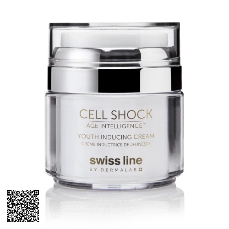Kem Dưỡng Trắng Trẻ Hóa Da Swissline Cell Shock Age Intelligence Youth-Inducing Cream Từ Thuỵ Sĩ 50ml