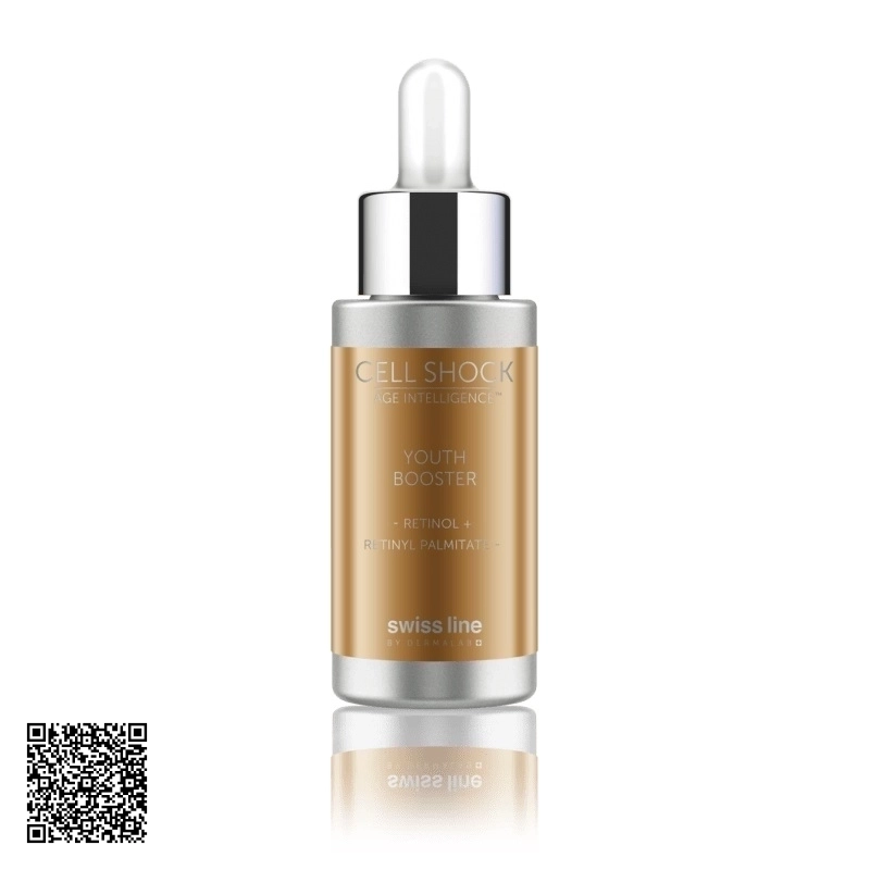 Tinh Chất Trẻ Hóa Da Swissline Cell Shock Age Intelligence Youth Booster Từ Thuỵ Sĩ 20ml