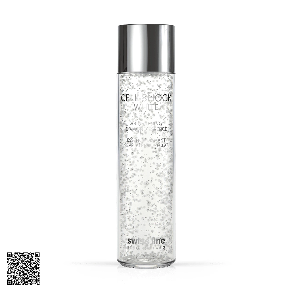 Tinh Chất Kim Cương Dưỡng Trắng Da Swissline Cell Shock White Brightening Diamond Essence Từ Thuỵ Sĩ 150ml