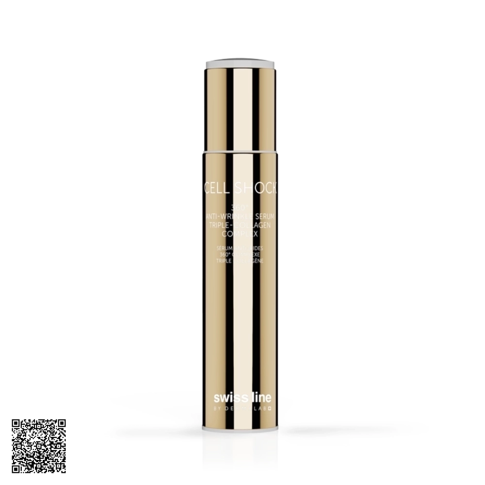 Huyết Thanh Xóa Nhăn Swissline Cell Shock Anti-Wrinkle Serum Triple - Collagen Complex Từ Thuỵ Sĩ 30ml