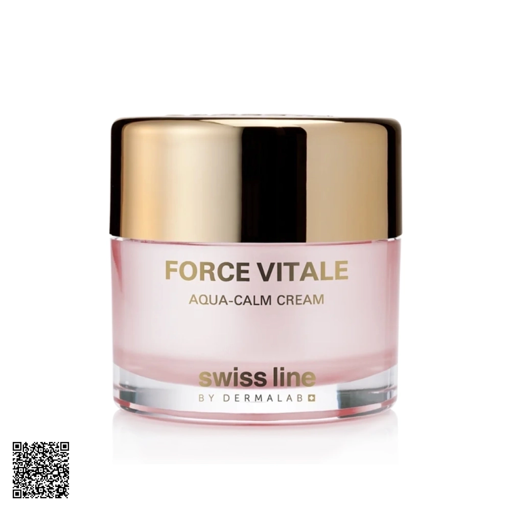 Kem Phục Hồi Da Nhạy Cảm Swissline Force Vitale Aqua-Calm Cream Từ Thuỵ Sĩ 50ml