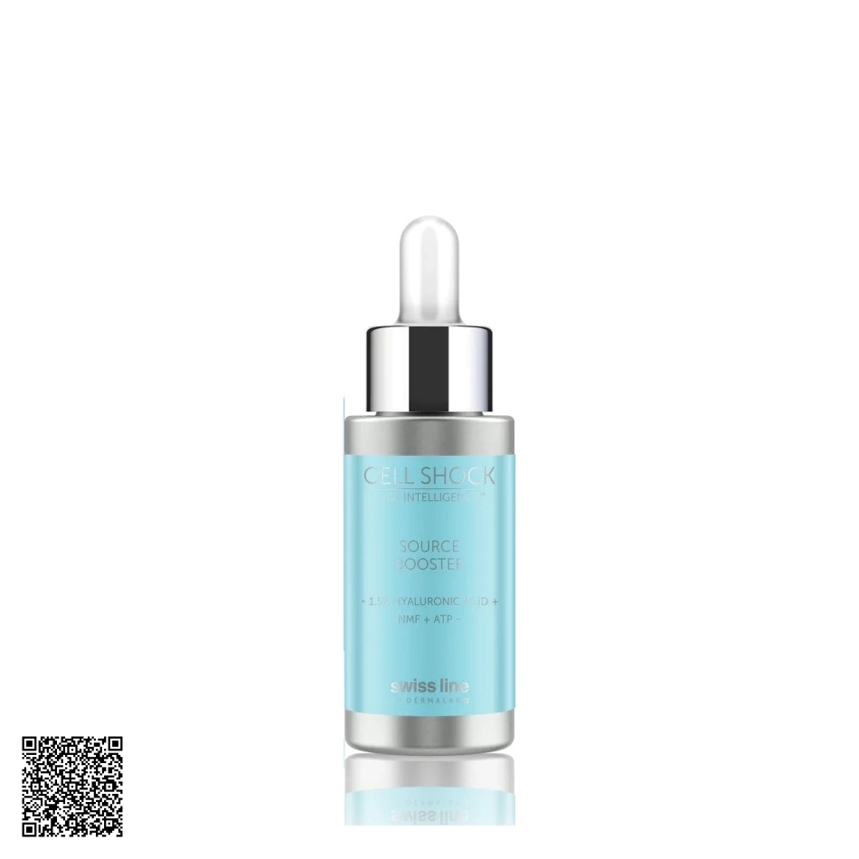 Tinh Chất Cấp Ẩm Tái Tạo Da Swissline Cell Shock Age Intelligence Source Booster Từ Thuỵ Sĩ 20ml