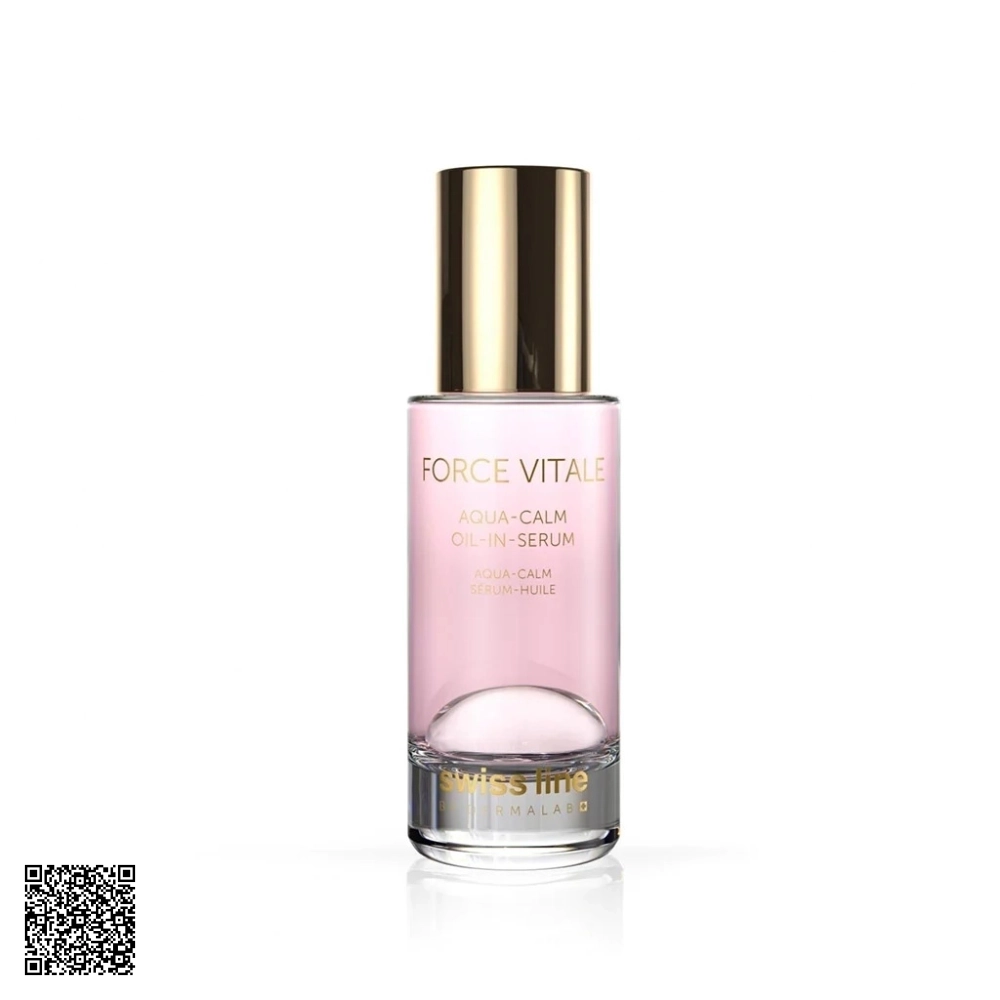 Serum Phục Hồi Da Nhạy Cảm Swissline Force Vitale Aqua - Calm Oil - In - Serum Từ Thuỵ Sĩ 30ml