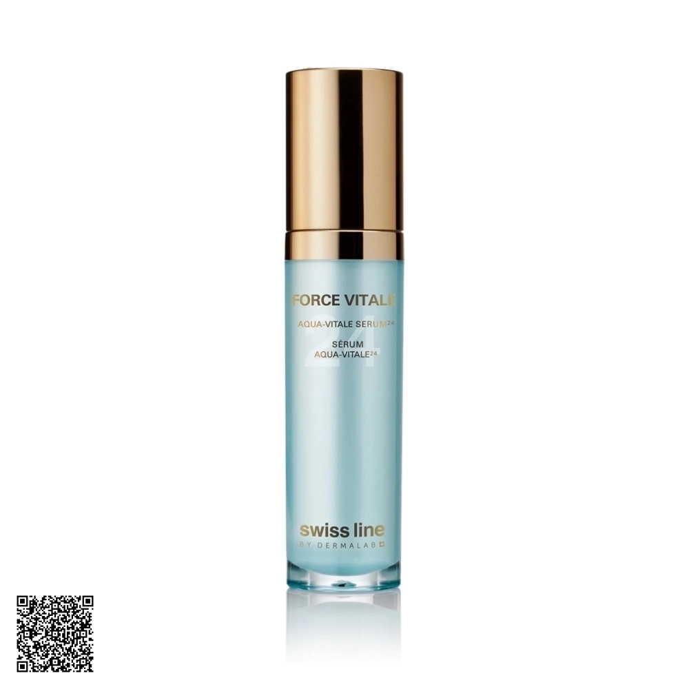 Huyết Thanh Cấp Nước Hồi Sinh Da Swissline Force Vitale Aqua-Vitale Serum 24 Từ Thuỵ Sĩ 30ml