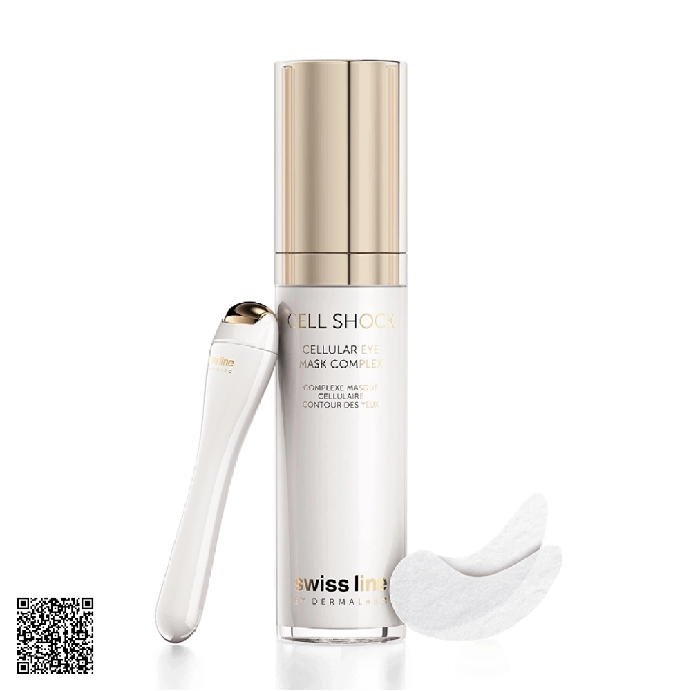 Mặt Nạ Tế Bào Vùng Mắt Swissline Cell Shock Cellular Eye Mask Complex Từ Thuỵ Sĩ 30ml