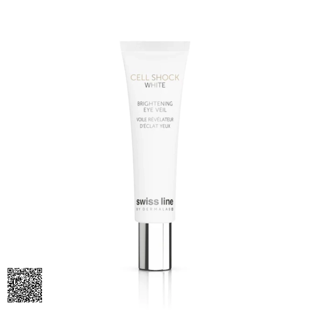 Sữa Dưỡng Chống Nắng Cho Mắt Swissline Cell Shock White Brightening Eye Veil SPF50+++ Từ Thuỵ Sĩ 15ml