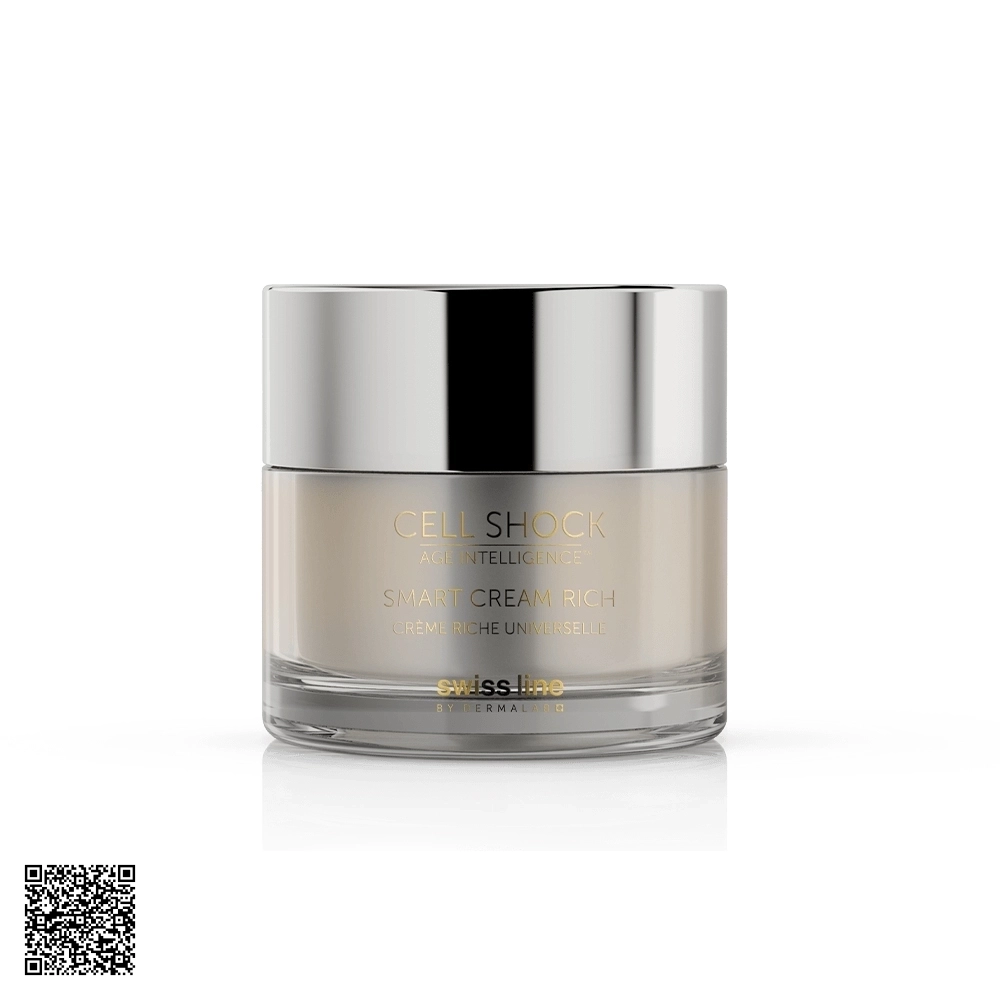 Kem Dưỡng Ẩm Trẻ Hóa Da Swissline Cell Shock Smart Cream Rich Từ Thuỵ Sĩ 50ml