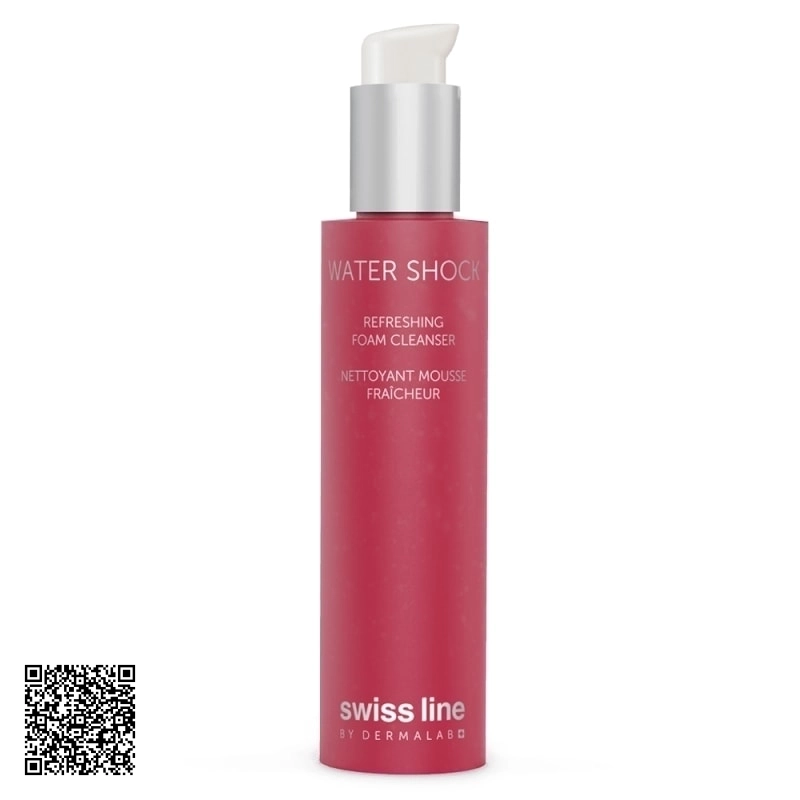 Sữa Rửa Mặt Swissline Water Shock Refreshing Foam Cleanser Từ Thuỵ Sĩ 160ml