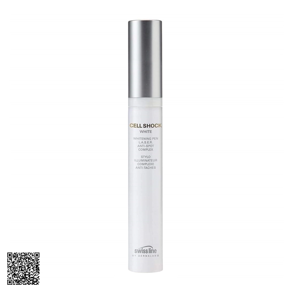 Swissline Cell Shock White Whitening Pen L.A.S.E.R Anti-Spot Complex Từ Thuỵ Sĩ 15ml